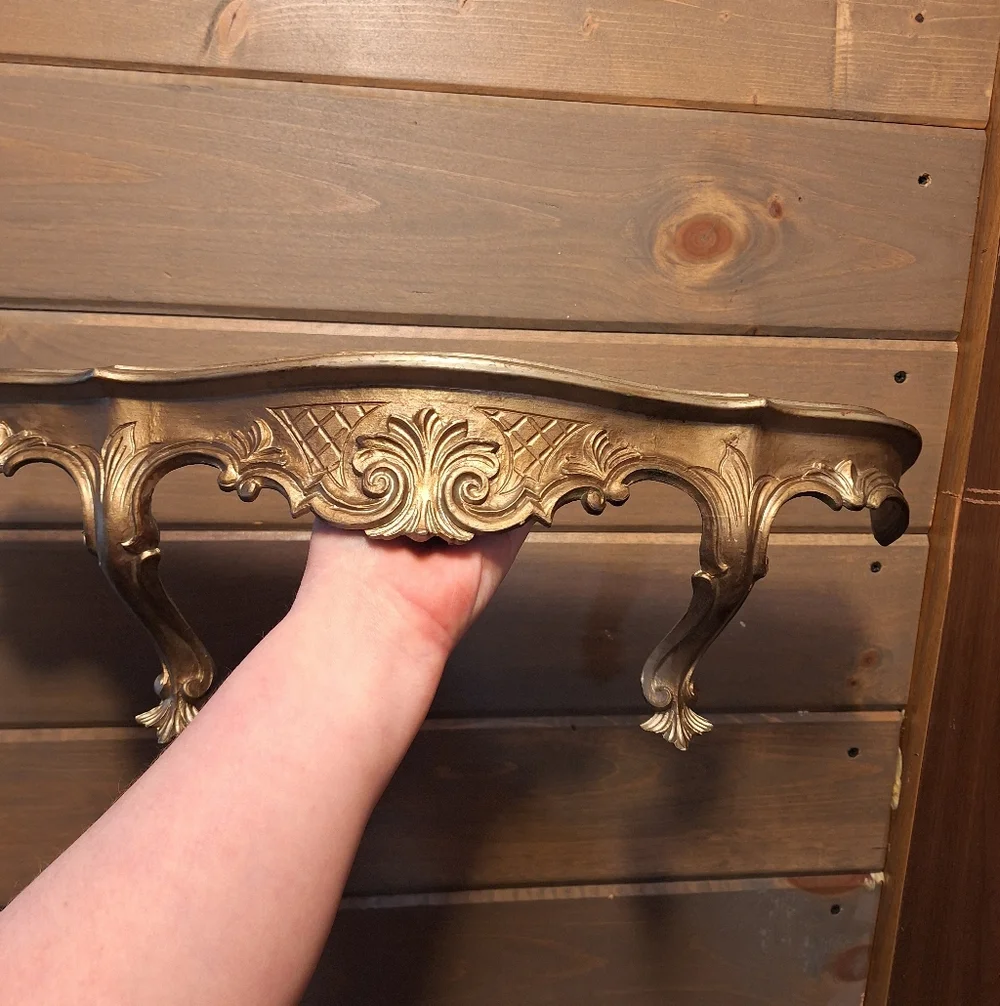 Vintage Wall Sconce Shelf